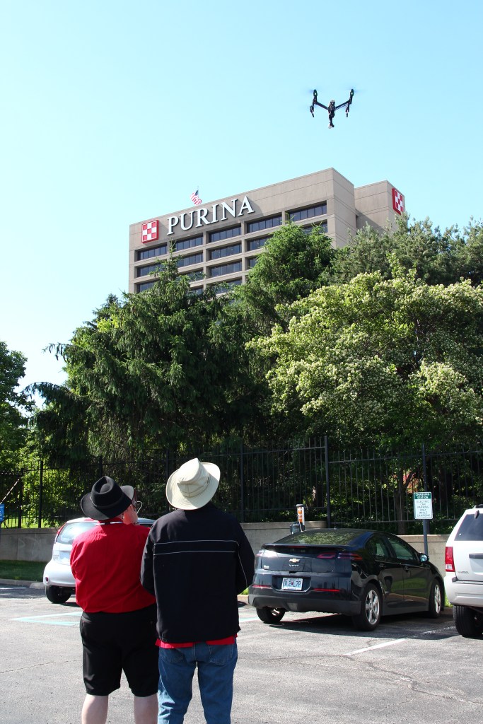 Drone 2 man flight safety team